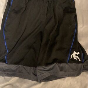 Boys Black Basketball Shorts